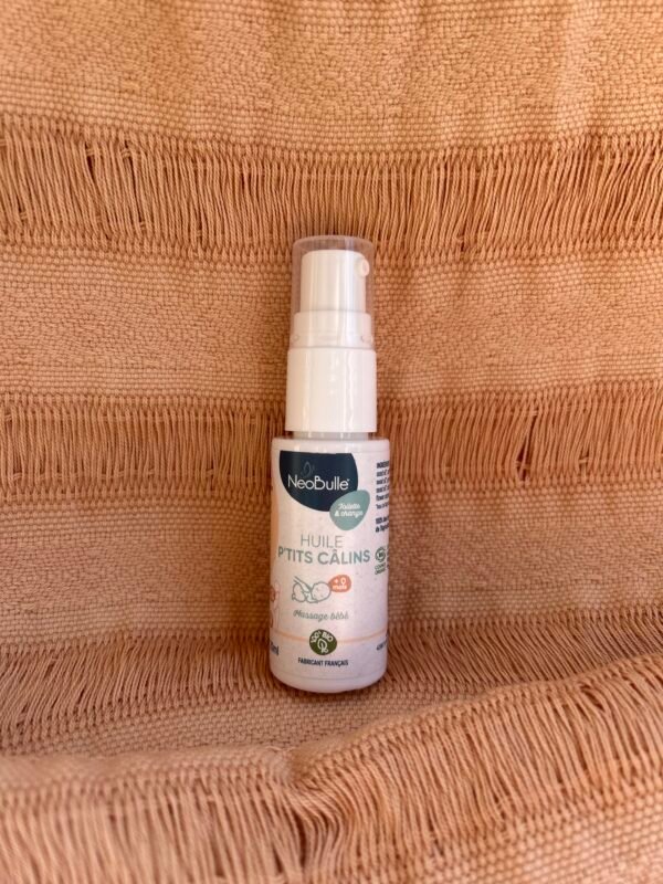 Huile de massage bébé petit câlin - soin doux et naturel Néobulle